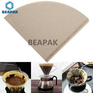 China Wood Pulp Drip Non Woven Coffee Filter Heat Seal Gravure Printing wholesale