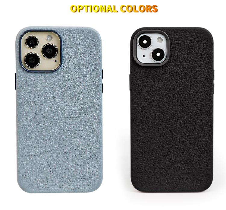 Waterproof Full Wrapped Fold Edge Pebble Grain Phone Case For Iphone 13 Pro 14pro Max