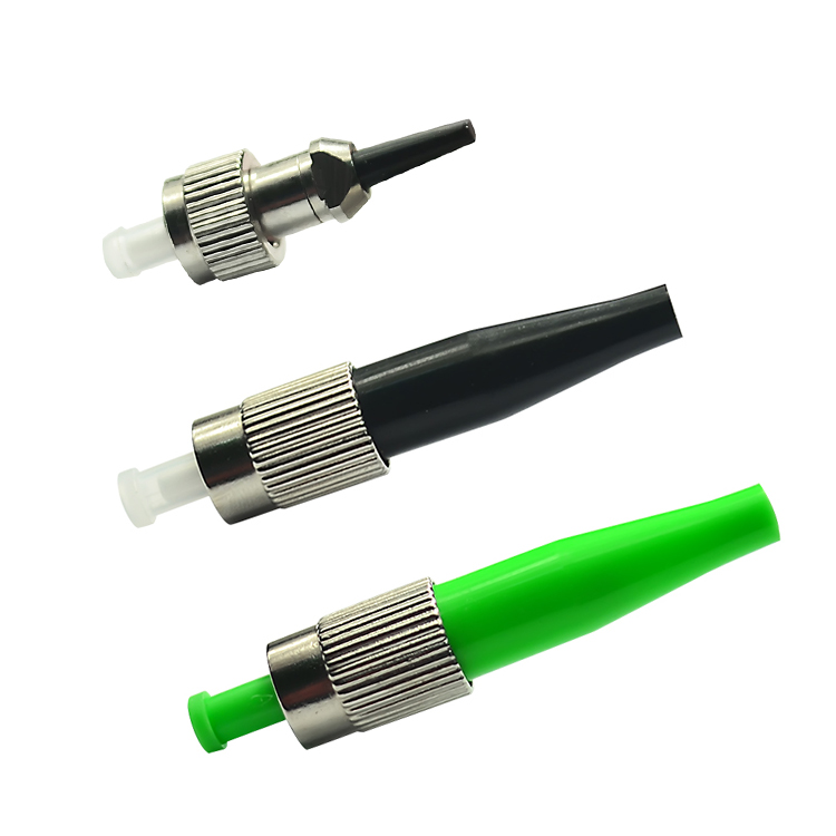 FC APC Single Mode Fiber Patch Cord , FTTH Fiber Optical Jumper Cord