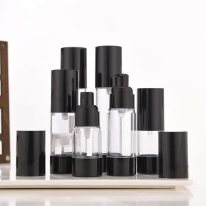 China Electroplating Plastic Cosmetic Containers Vacuum Airless Eco Friendly ISO9001 wholesale