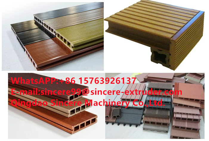 Commercial WPC PE PP Plastic Decking PVC Profile Extrusion Machine Production Line