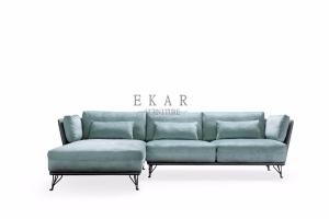 China Recliner Set Fabric Latest L Shaped Sofa Design wholesale