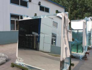China Oval Wall 2mm 4mm Aluminium Glass Mirror Grey For Living Room And Building wholesale