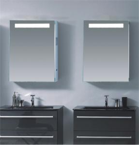 China Wall Hanging Led Medicine Cabinet Mirror Easy Installation Backlit Mirror Medicine Cabinet wholesale