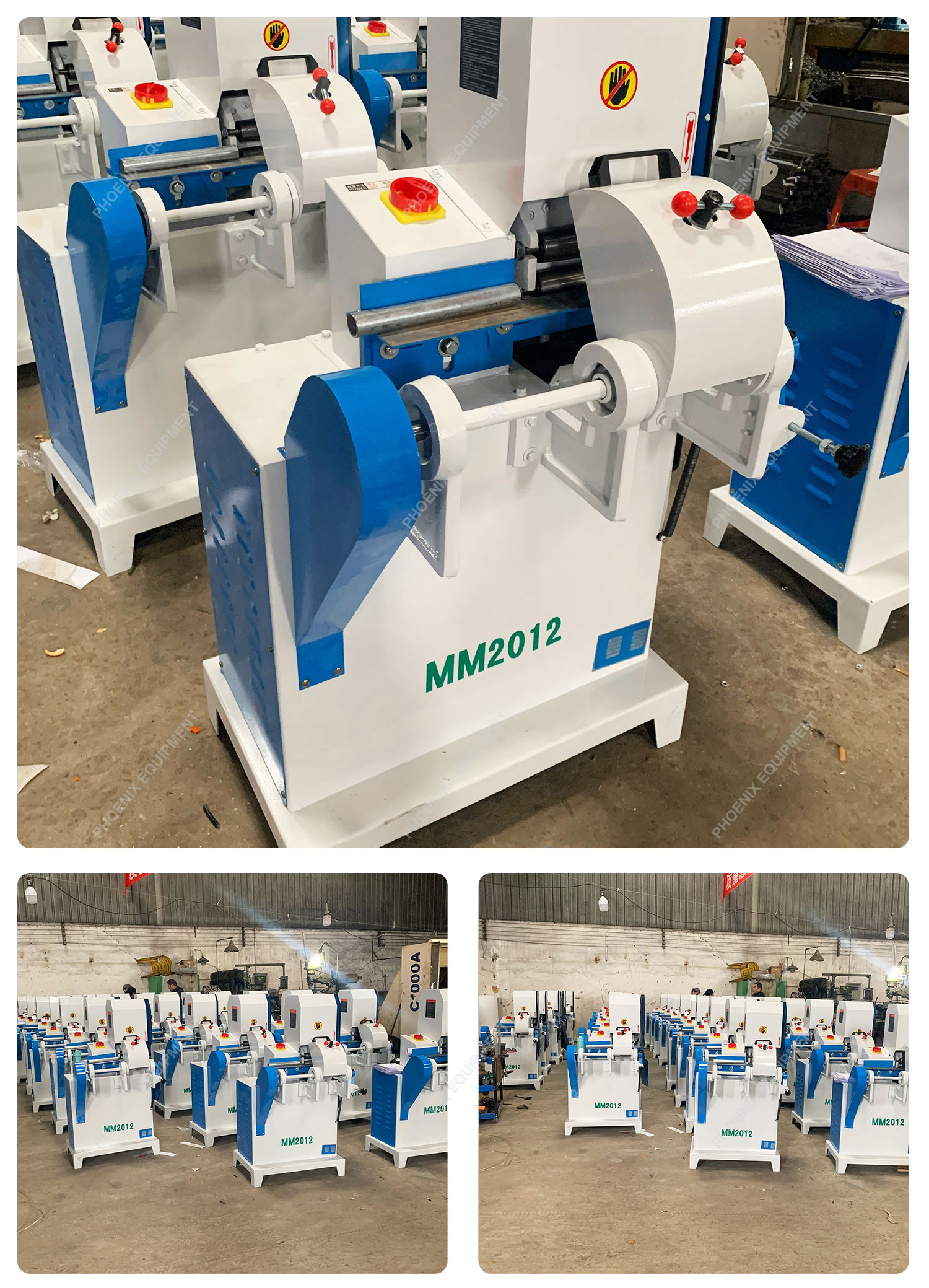 Round Bar Sanding Machine for Shovel Handle Rod in Advanced Woodworking Machinery