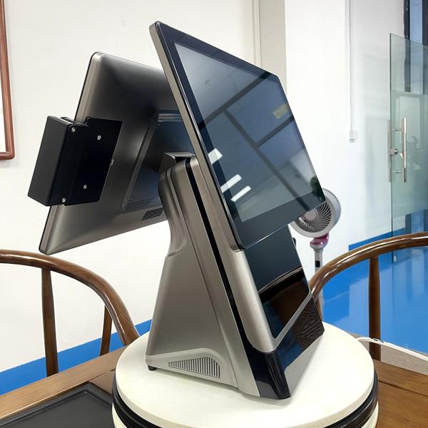 15 Inch Main Screen Touch All in One Win 10 Android11 Retail Pos System for Smart Restaurant Kiosk