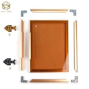 China Kitchen Wardrobe Door Frame Aluminium Profile Manufactured In Vietnam wholesale