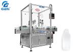 Glass Round Bottle Wiper Pressing Machine , Automatic Wiper Feeding Pressing
