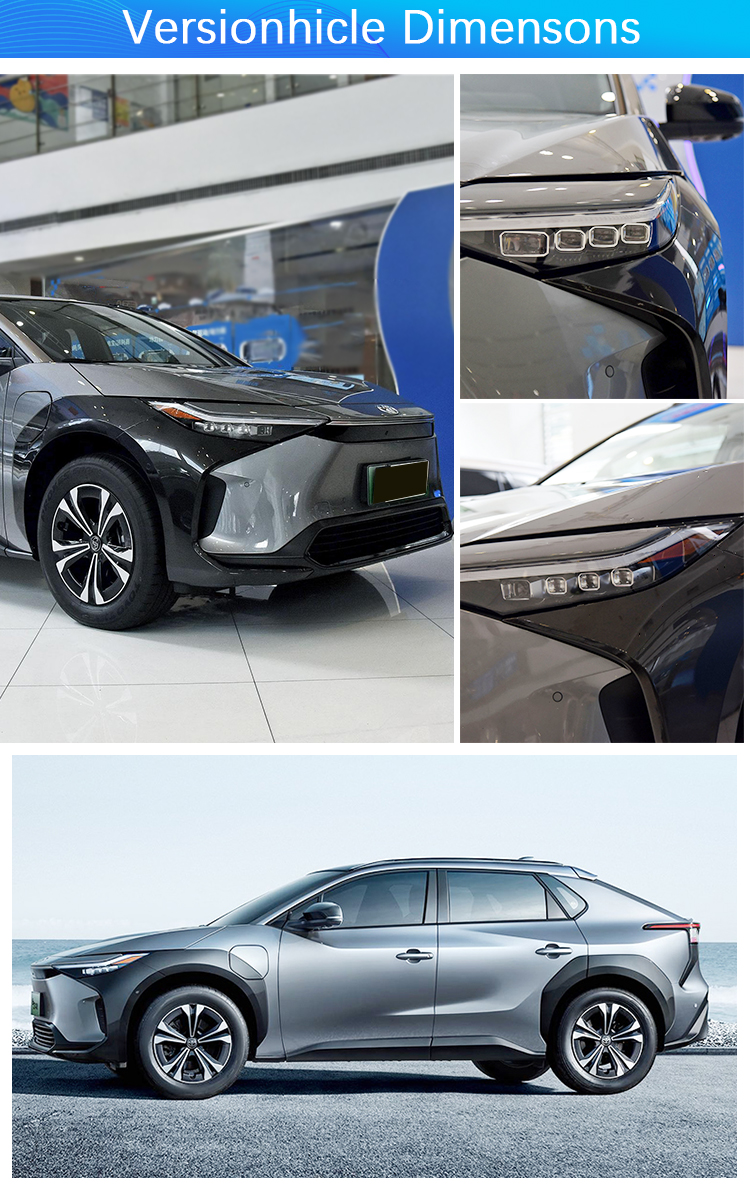 2023 New Energy 4 Wheel TO-YOTA BZ4X Car SUV Electric Cars Vehicles 2WD 4WD 615Km To-yota BZ4X