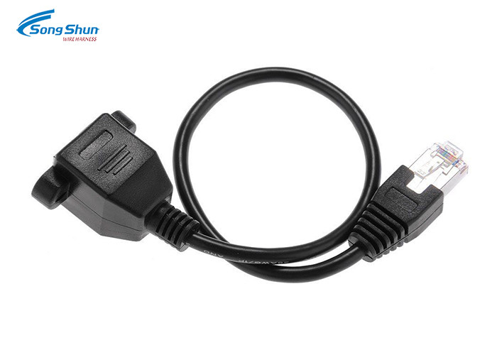 Grey Green Network Patch Cord Foil Twisted Pair Shielded RJ45 8P8C Modular Plug