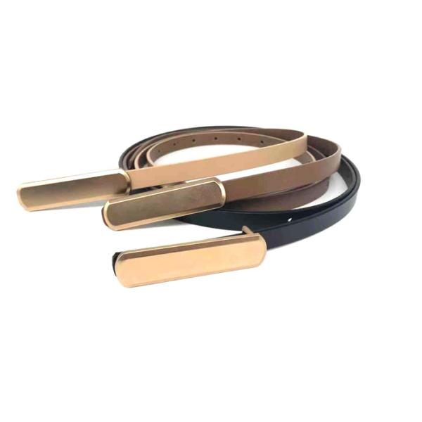 Custom 130cm Ladies Skinny Waist Belt For Jeans Dress