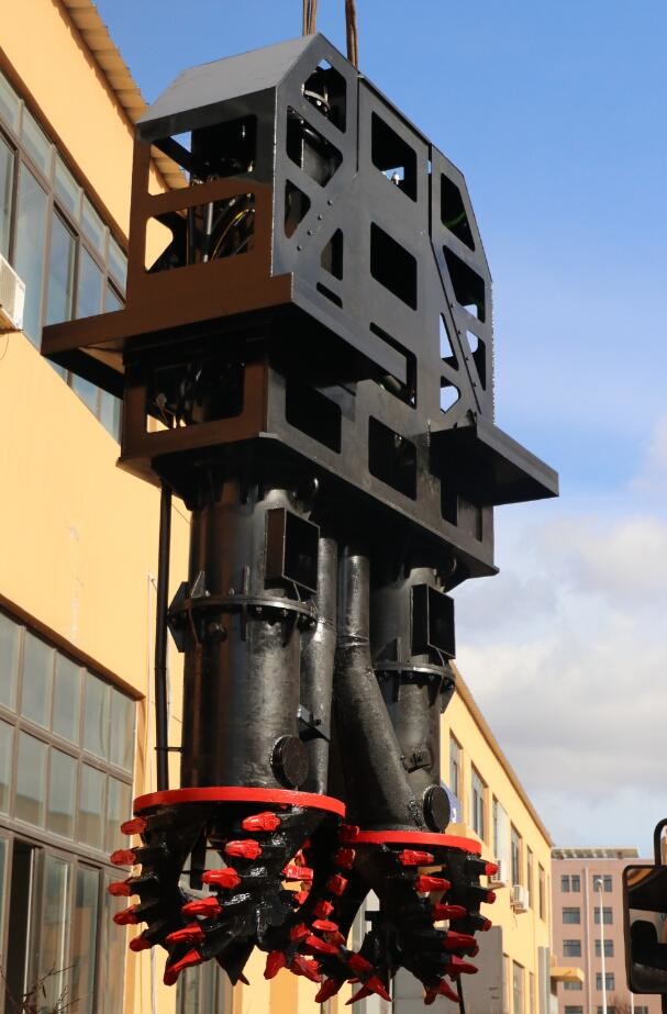 Underwater Hydraulic Double Head Dredge,Underwater dredging,Bridge dredging