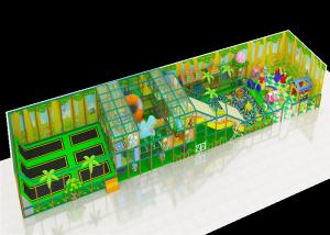 China Jungle Themed Kids Indoor Playground Equipment Trampoline Jumping wholesale