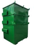 Garbage Management Recycling Front Lift Bin Industrial Waste Skip Dumpster