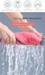 KILINE Personalized Coral Fleece Microfiber Kitchen Dish Wash Cloth Towel Fast