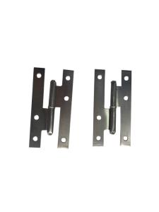 China Self Color Uppolished Iron Flat Tip 140mm H Hinges For Doors wholesale