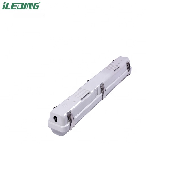 85 CRI LED Vapor Tight Garage Light Fixture Switchable 2FT Tri-proof Light for Workshop IP66 Waterproof