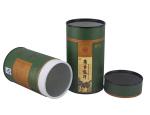 Varnishing Paper Composite Cans 120gsm Material , Cardboard Tube Packaging
