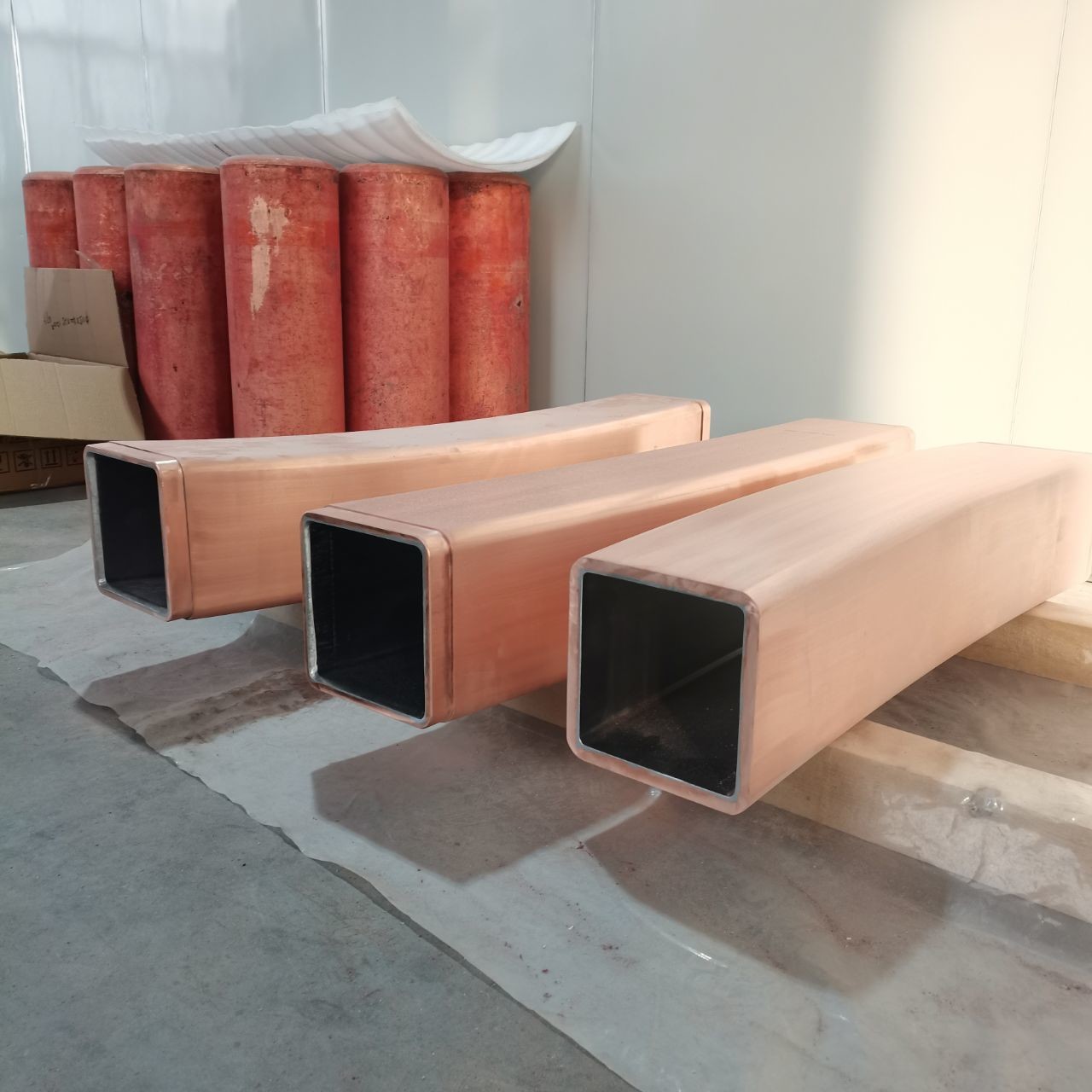 CCM Copper Rectangular Tube DHP Square Pipe High Mechanical Stability