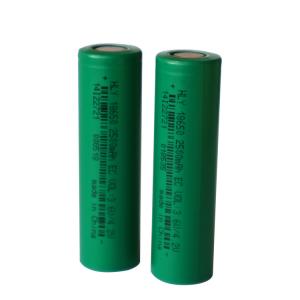 China 3.6V 2500mah Li Ion 18650 Battery Pack Cylindrical Cells 500 Times Long Cycle Life wholesale