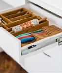 Kitchen Use Bamboo Wooden Drawer DividerBnife Set Block
