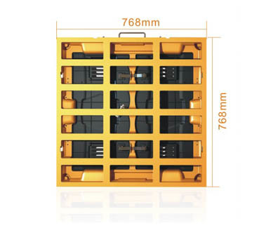 Outside P4 LED Panel 64x32 Dots SMD1921 SMD255 CE Rohs UL Approved 256mm X 128mm