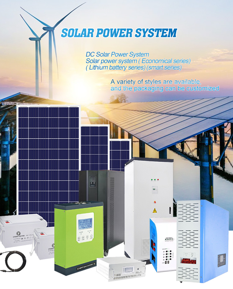 Overloads 10kw Hybrid Solar Inverter Ground Mounting Solar Power System For Home