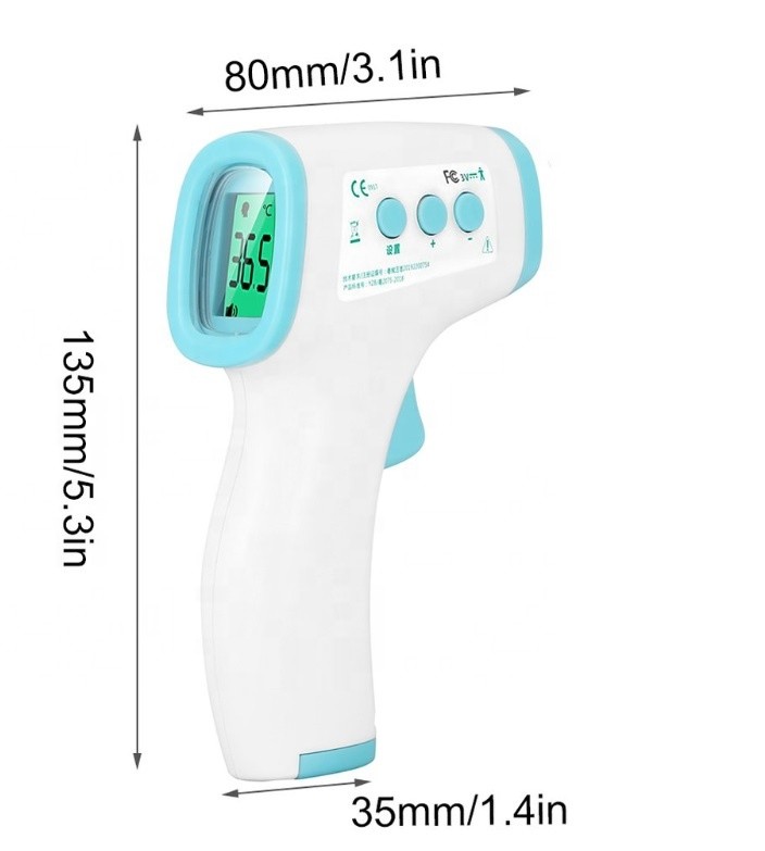 Medical grade forehead thermometer Big lcd high quality baby use digital infrared thermom