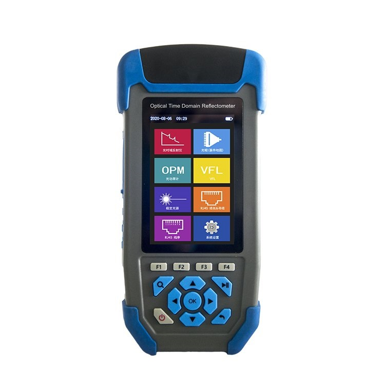 Mini OTDR Fiber Test Equipment , 12 In 1 Fiber Optic Reflectometer With Touch Screen