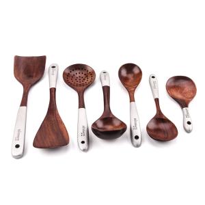China FDA Wooden Cooking Set Shovel No Paint Household Chicken Wing wholesale