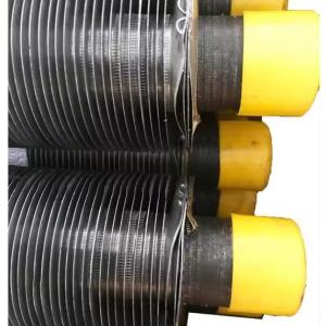 China DELLOK Temperature Carbon Steel Fin Tube with Alu Copper Fins 0.3-1.2mm 2.5-20mm Spacing wholesale