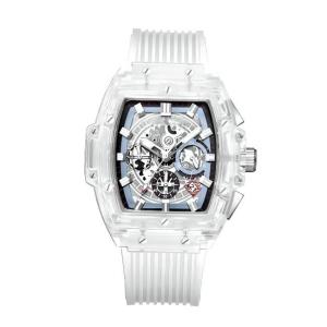 China 12mm Gents White Plastic Watch 3atm Lcd Quartz Watch OEM wholesale