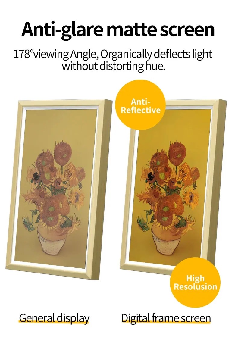 21.5 24 27 32 Inch Digital Photo Frame 1920 X 1080 For Home Wall Mount
