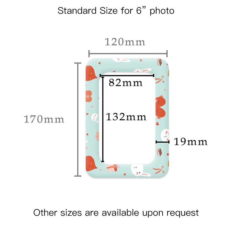 Custom Design Magnetic Photo Frames Printable Epoxy Picture Frame