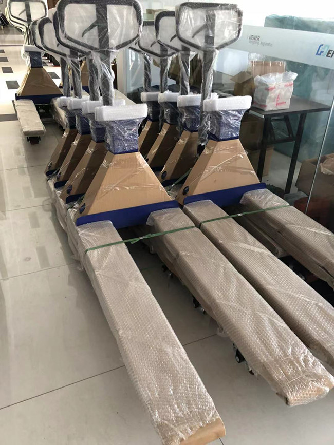Electronic Digital 3000Kg Forklift Scale Pallet Jack With Weight Scale