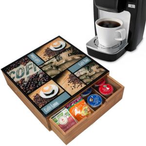 China bamboo coffee capsule drawer wholesale