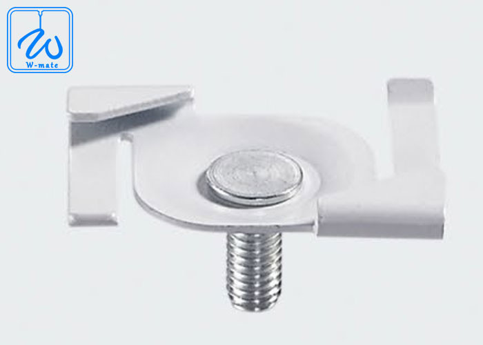 Twist Clips Steel Light Fixtures , White / Customized T Bar Attachment Clip