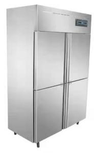 China Vertical Air Cooled Four Doors Stainless Steel Commercial Refrigerator wholesale