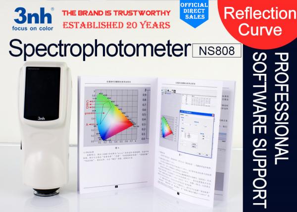 Quality 58mm Color Matching Spectrophotometer NS808 for Traffic Sign chromaticity coordinates for sale