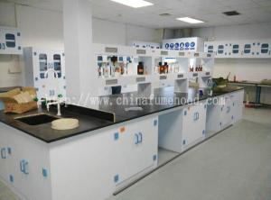 China Floor Mounted PP Lab Island Table wholesale