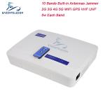 AC220V 60m 5G Signal Jammer Blocker 10 Bands Hidden Antennas