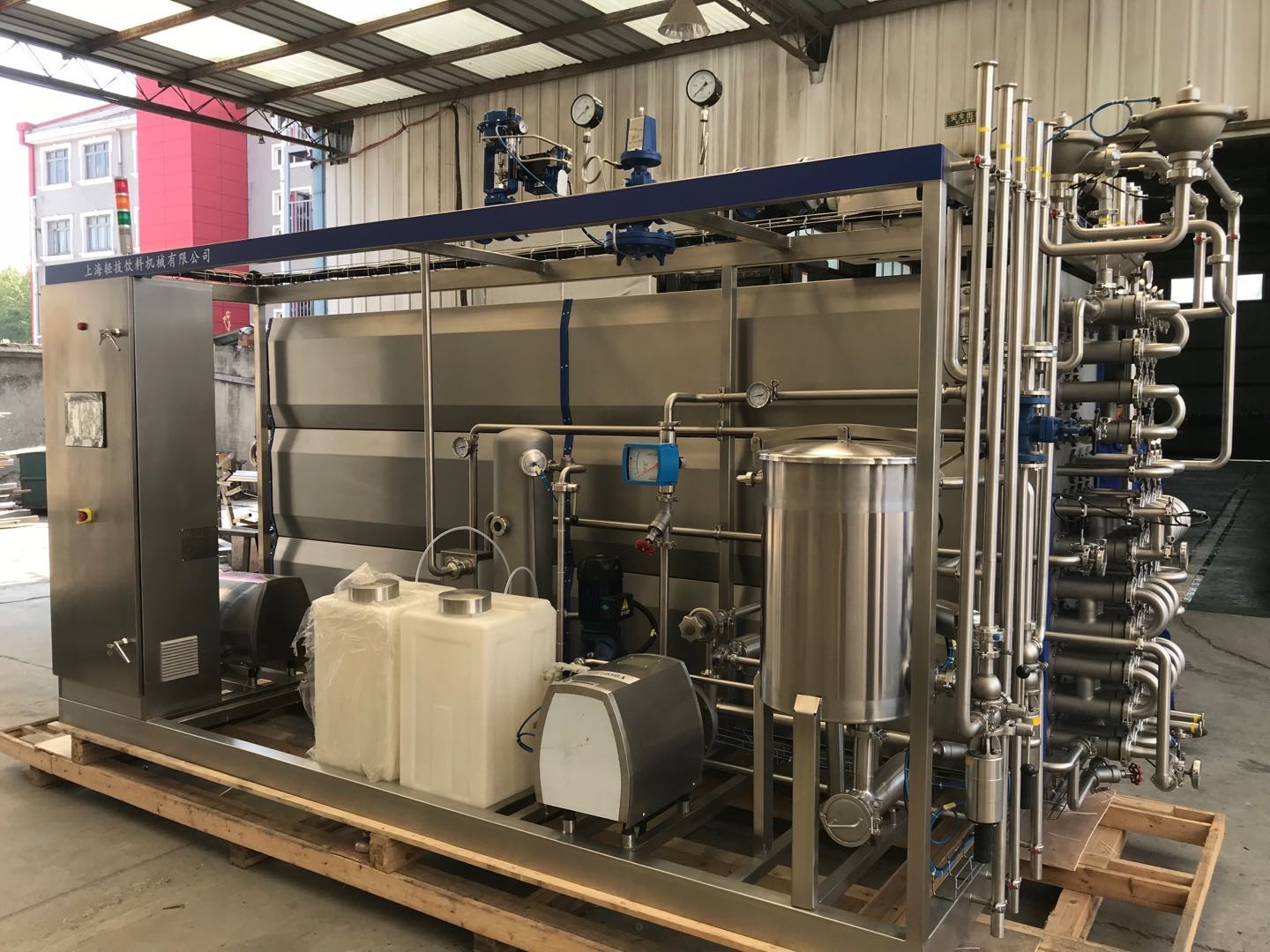 High Temperature Pasteurizer Pipeline Uht Milk Sterilizer SUS304