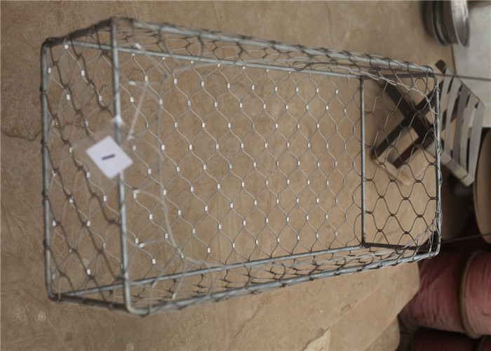 Black And Silver Stainless Steel Mesh Bag With Multiple Rope Construction