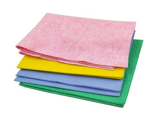 Regenerated Non Woven Polyester Fabric , Industrial Plain Polyester Fabric Rolls