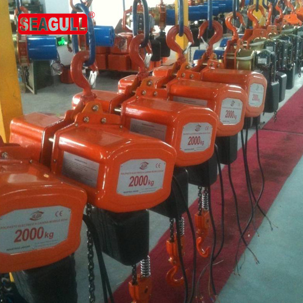 HHXG2 Fast Speed Heavy Duty Electric Chain Hoist 5 Ton Single Phase