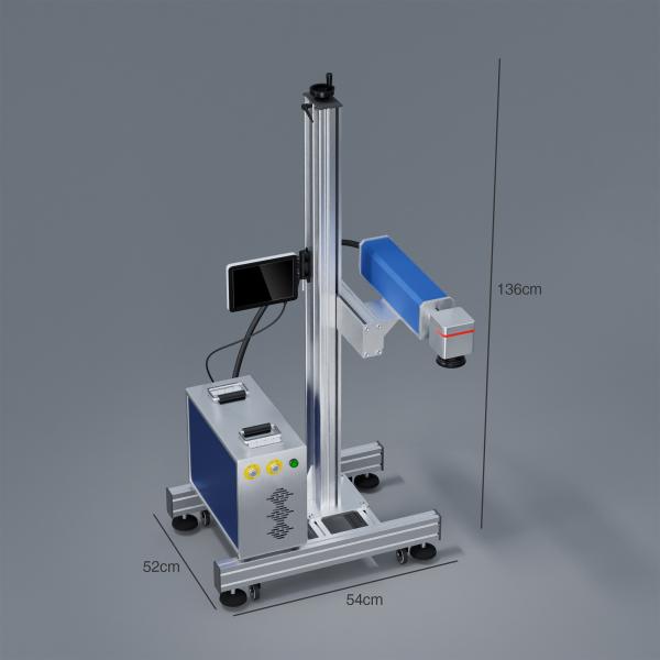50w Jpt Mopa 3D Fiber Laser Marking Machine With Smartcontrol Scrrrn