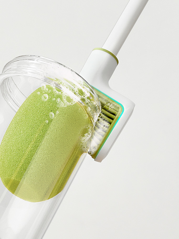 Versatile Silicone Bottle Cleaning Brush 360 Degree Glass Cup Washing Kitchen Cleaning Tool Set