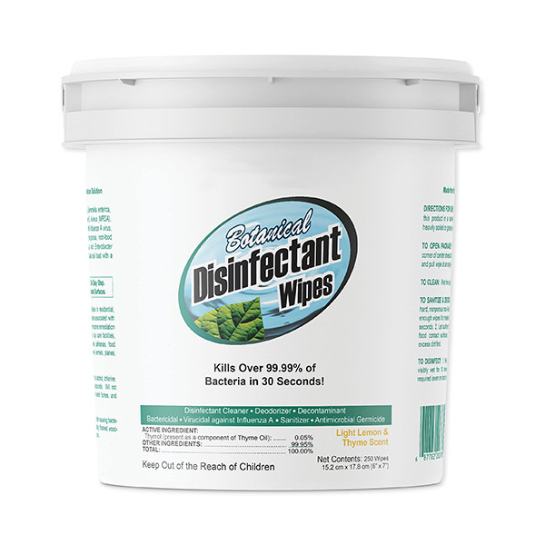 15.2x17.8cm Biodegradable Disinfectant Wet Wipes Hospital Cleaning Wipes