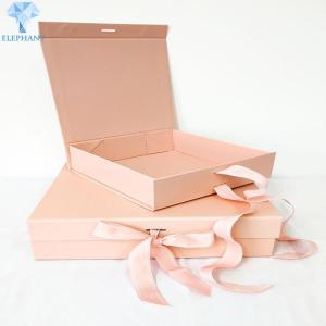 China luxury Foldable Gament Apparel Packaging Box Sliver Foil Stamping wholesale