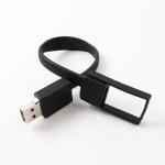 2GB 4GB 8GB 16GB 32GB Silicone Wristband USB Bracelet Shapes Rohs approved